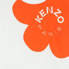 Girls White Boke Flower Dress, 1, hi-res